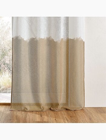 Tenda ad occhielli bicolore
