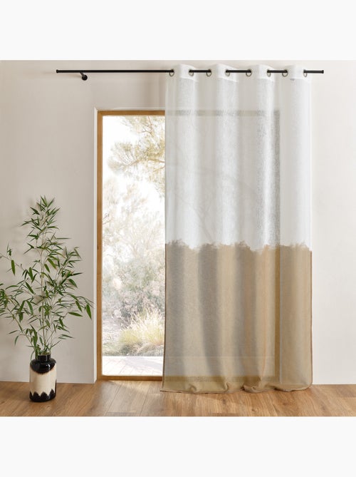 Tenda ad occhielli bicolore - Kiabi Tenda ad occhielli bicolore - Kiabi