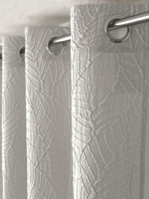 Tenda ad occhielli Foliage, aspetto goffrato - Kiabi