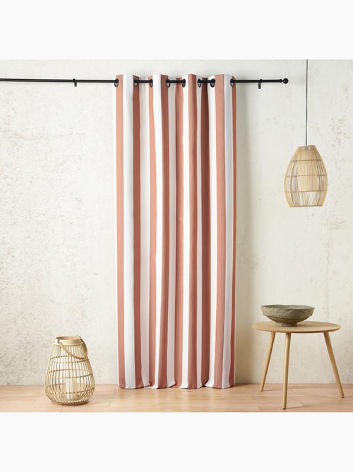 Tenda ad occhielli idrorepellente a righe per esterni - Kiabi