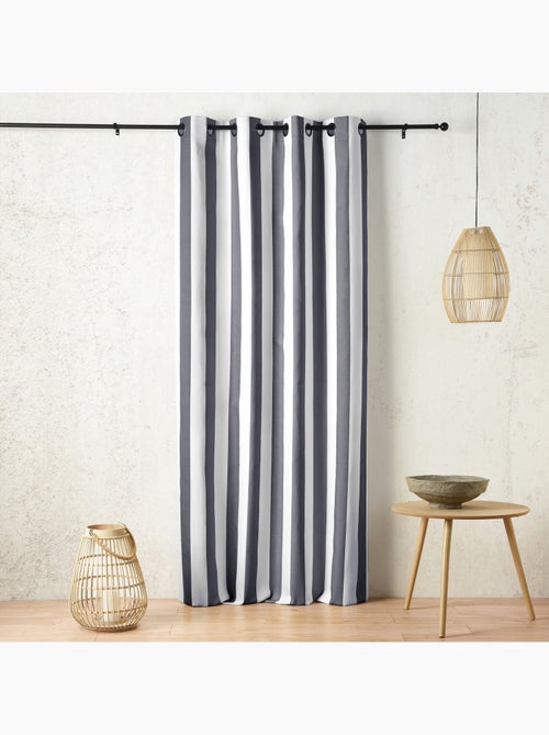 Tenda ad occhielli idrorepellente a righe per esterni - Kiabi