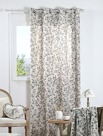 Tenda ad occhielli in stile country