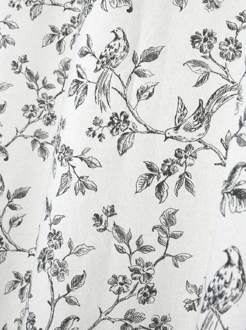 Tenda ad occhielli in stile country - Kiabi