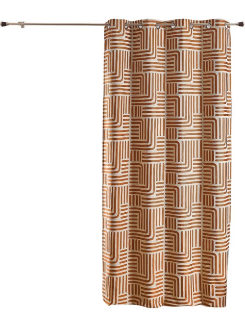 Tenda ad occhielli serigrafata jacquard - Kiabi Tenda ad occhielli serigrafata jacquard - Kiabi