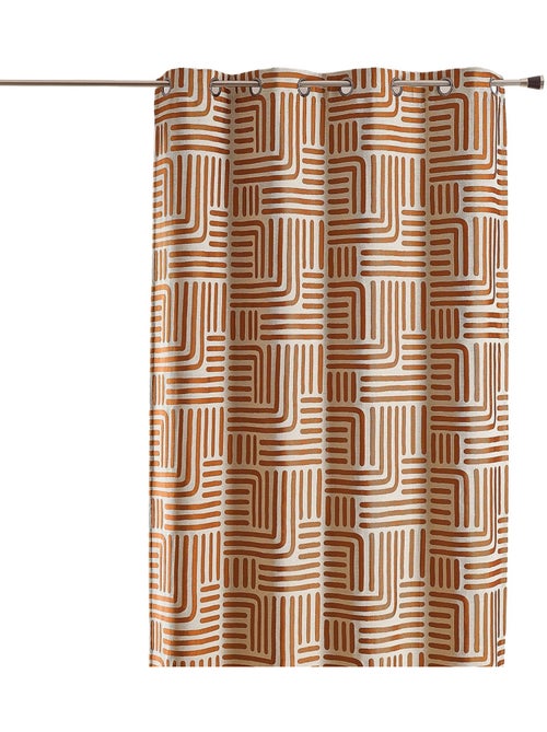 Tenda ad occhielli serigrafata jacquard - Kiabi Tenda ad occhielli serigrafata jacquard - Kiabi