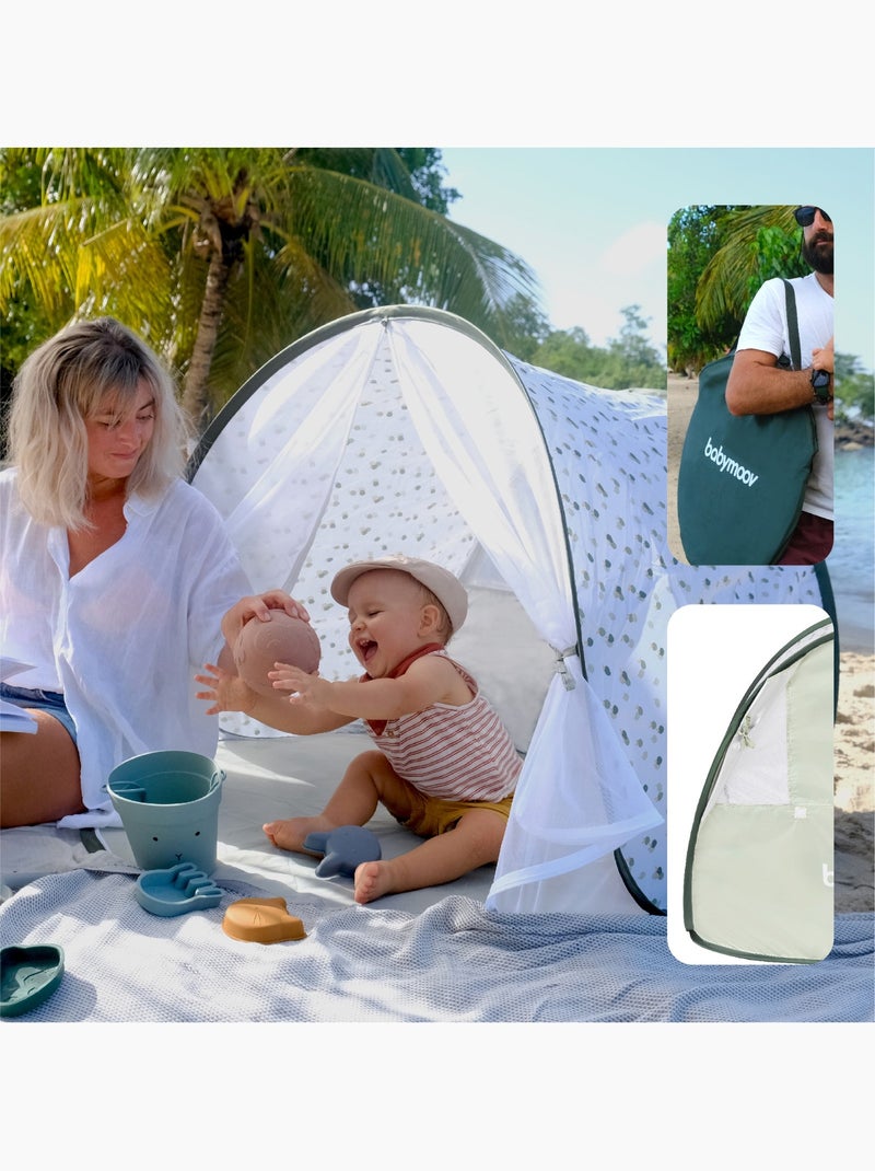Tenda anti-UV ad alta protezione “Provence” per neonati “Babymoov” Verde chiaro - Kiabi