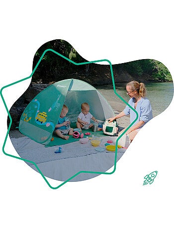Tenda anti-UV per bambini, sistema pop-up, protezione SPF 50+ 'Badabulle'