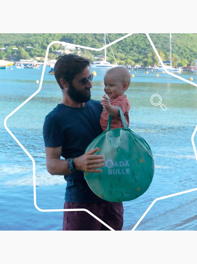 Tenda anti-UV per bambini, sistema pop-up, protezione SPF 50+ 'Badabulle' Verde - Kiabi