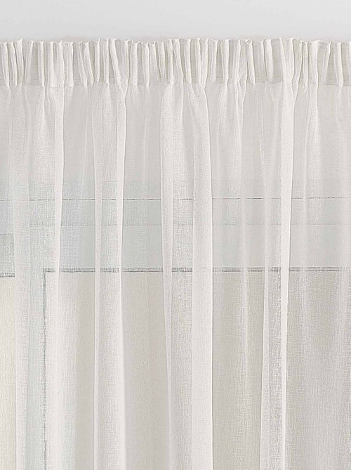 Tenda arricciata con caduta fluida - Kiabi