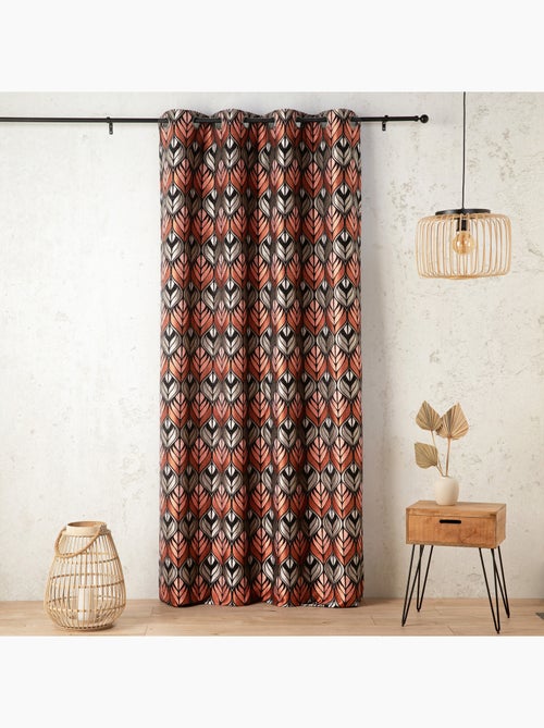 Tenda art déco effetto velluto con occhielli - Kiabi