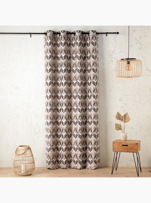 Tenda art déco effetto velluto con occhielli - Kiabi