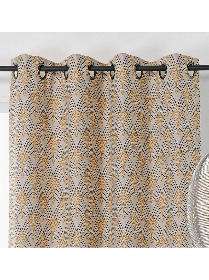 Tenda artistica decorativa Jacquard Giallo - Kiabi