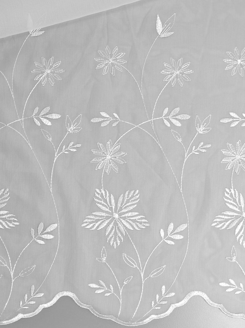 Tenda "BIARRITZ" con treccia arricciata Bianco - Kiabi