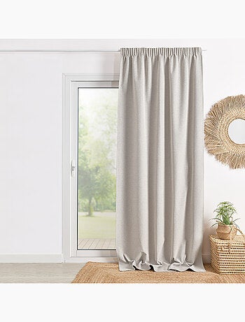 Tenda bifacciale 100% oscurante con arricciature