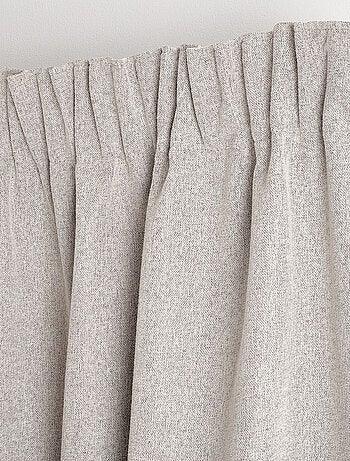 Tenda bifacciale 100% oscurante con arricciature MIDNIGHT