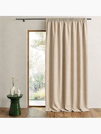 Tenda bifacciale 100% oscurante con arricciature MIDNIGHT