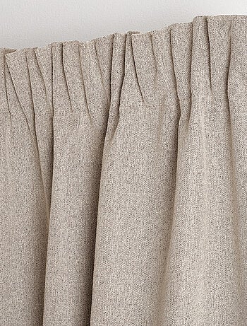 Tenda bifacciale 100% oscurante con arricciature MIDNIGHT