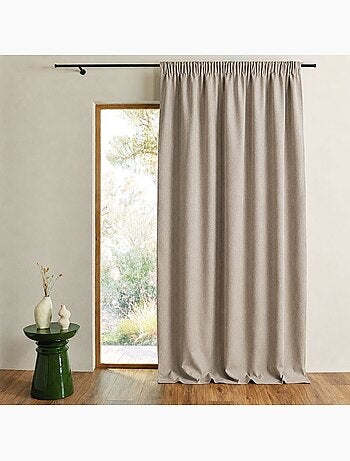 Tenda bifacciale 100% oscurante con arricciature MIDNIGHT