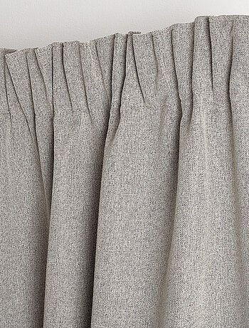 Tenda bifacciale 100% oscurante con arricciature MIDNIGHT