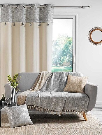 Tenda bohémien con finiture in oro o argento