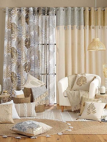 Tenda bohémien con finiture in oro o argento