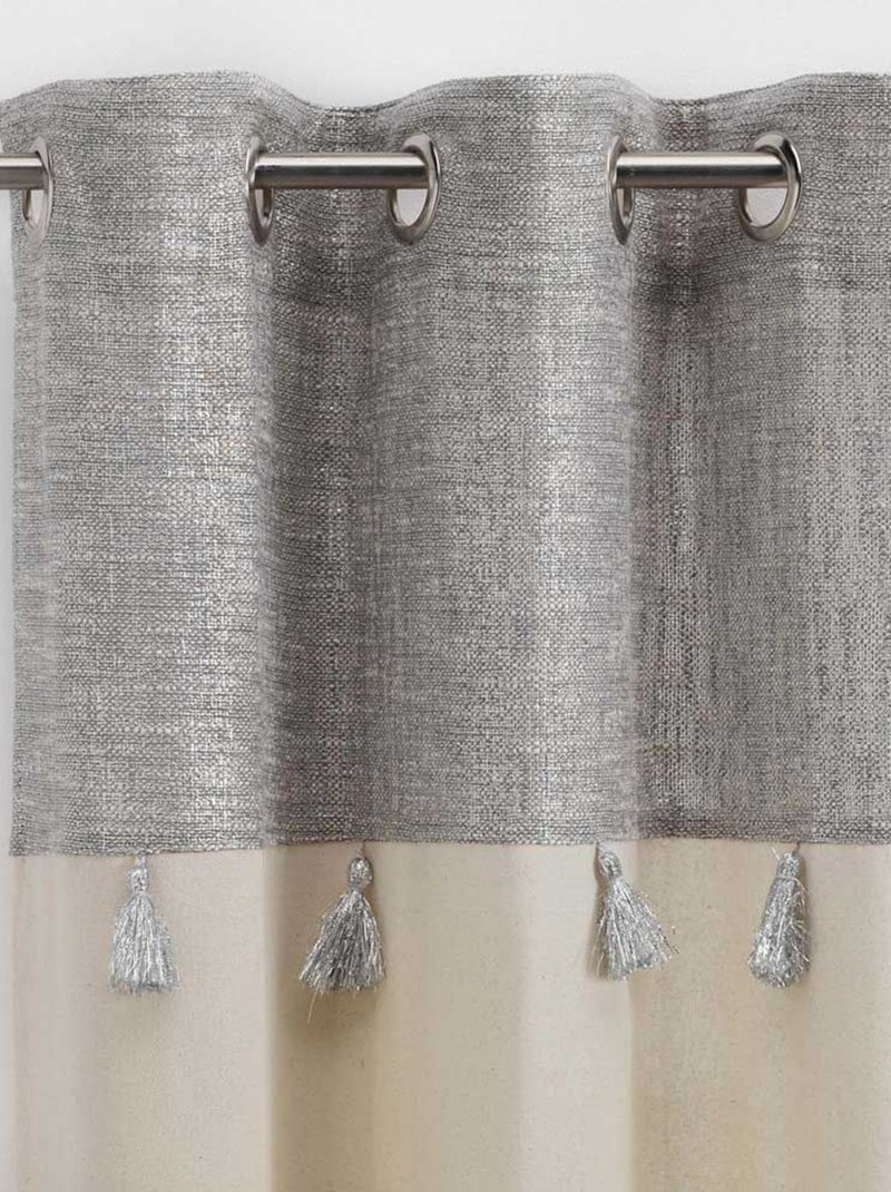 Tenda bohémien con finiture in oro o argento Beige - Kiabi