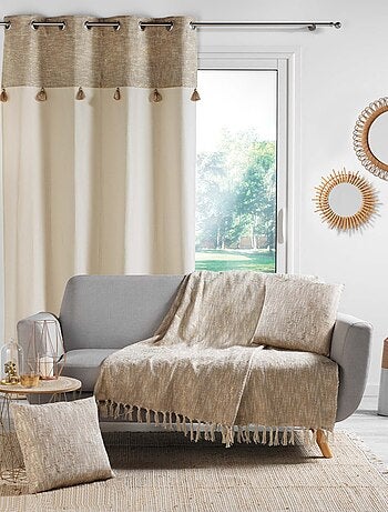 Tenda bohémien con finiture in oro o argento