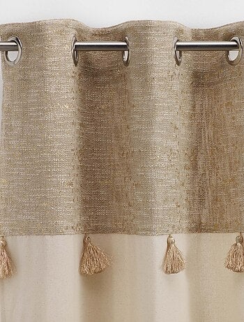 Tenda bohémien con finiture in oro o argento