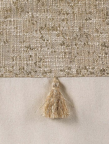 Tenda bohémien con finiture in oro o argento