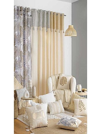 Tenda bohémien con finiture in oro o argento