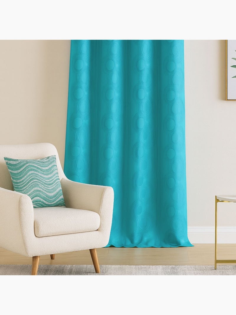 Tenda Cercle Design con stampa jacquard Blu petrolio - Kiabi