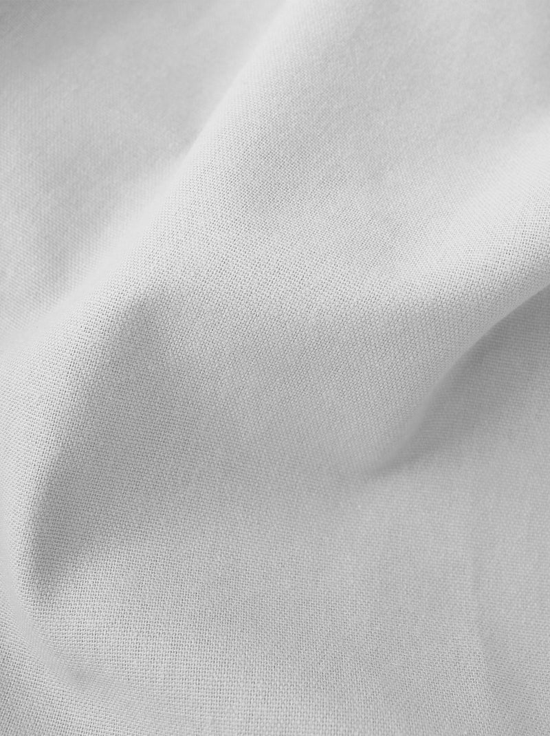 Tenda colorata in puro cotone con 8 occhielli Bianco - Kiabi