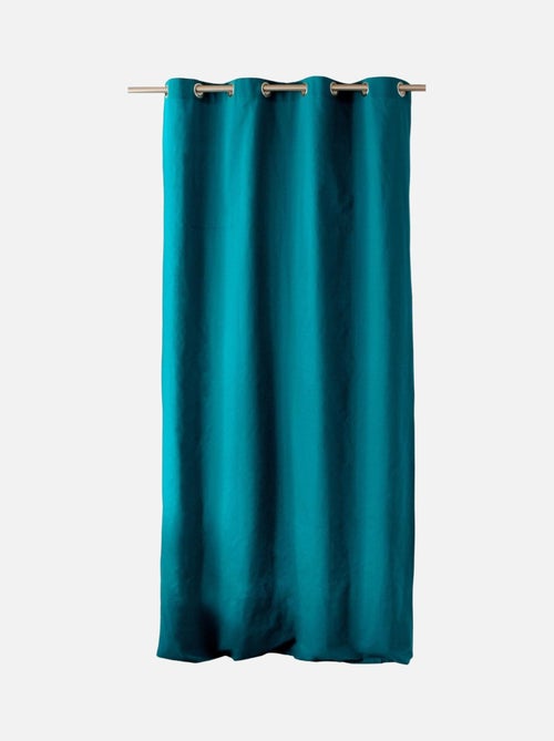 Tenda colorata in puro cotone con 8 occhielli - Kiabi