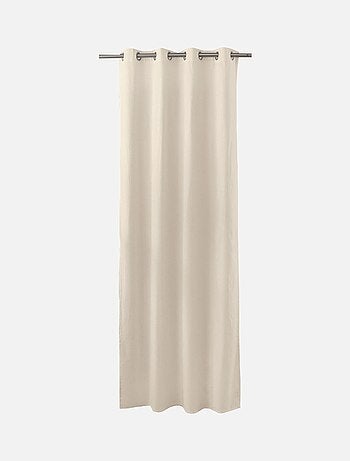 Tenda colorata in puro cotone con 8 occhielli
