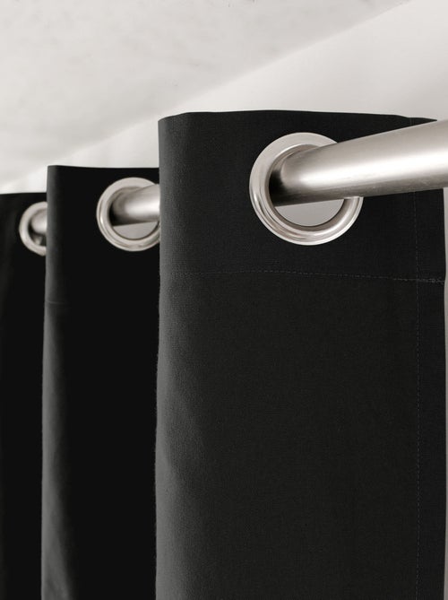 Tenda colorata in puro cotone con 8 occhielli - Kiabi