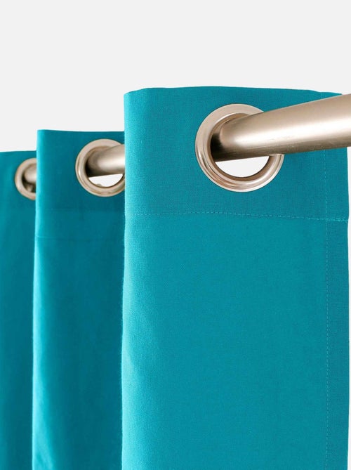 Tenda colorata in puro cotone con 8 occhielli - Kiabi