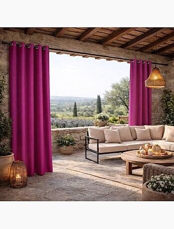 Tenda colorata per esterni resistente ai raggi UV