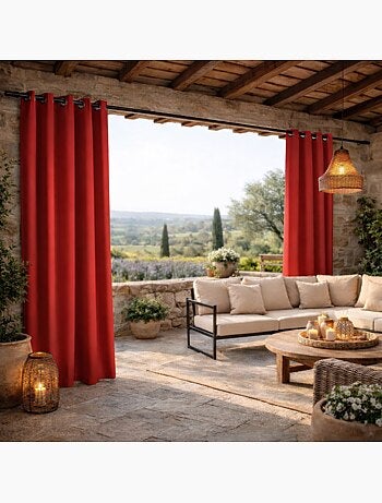 Tenda colorata per esterni resistente ai raggi UV