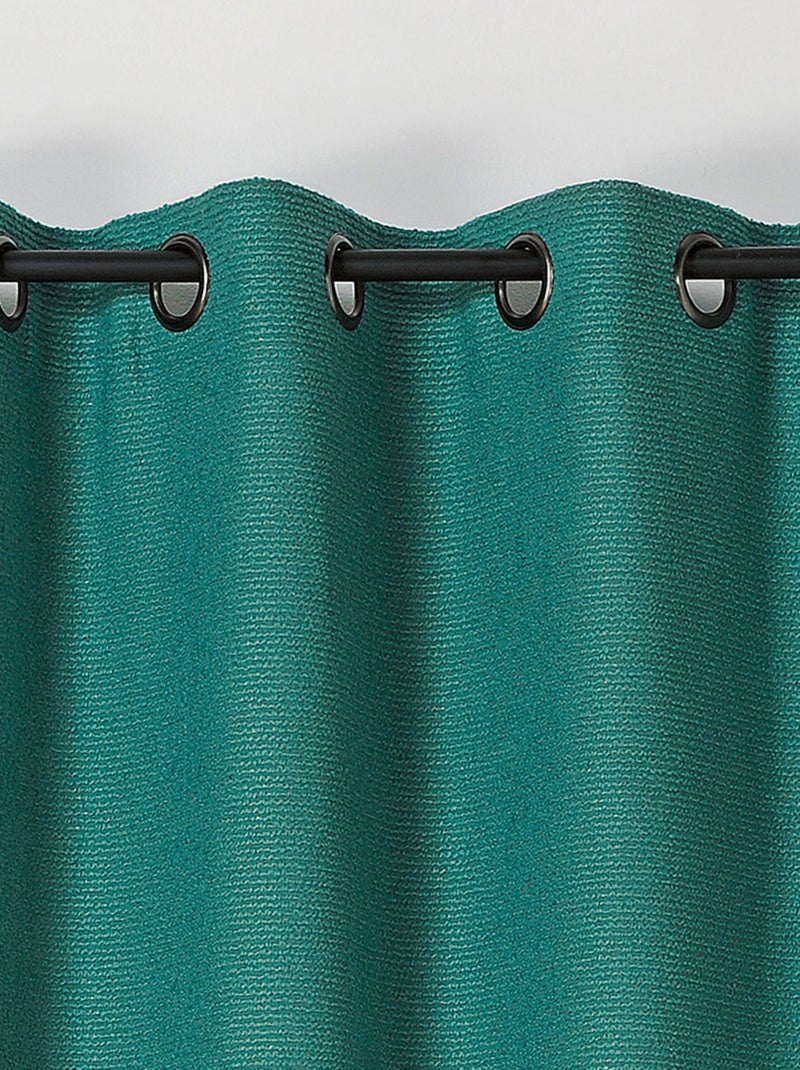 Tenda con effetto spugna testurizzata Turchese - Kiabi
