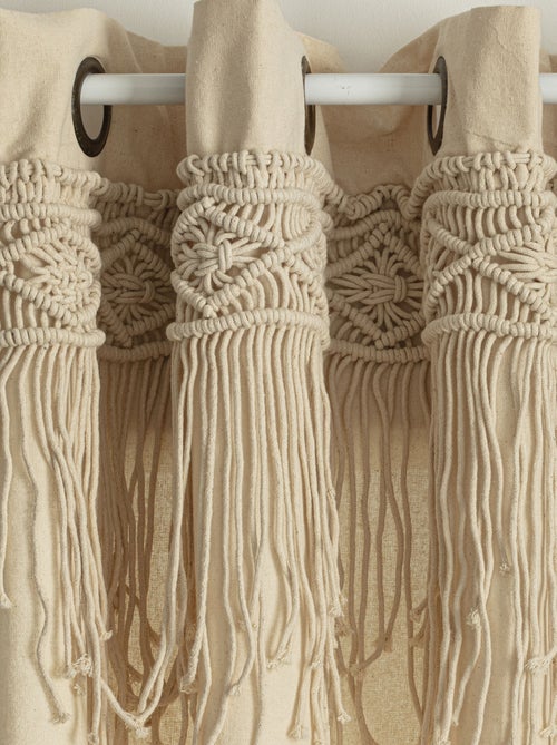 Tenda con fregio in macramè - Kiabi