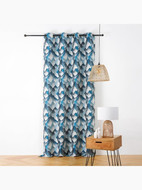 Tenda con occhielli jacquard con motivo minerale - Kiabi