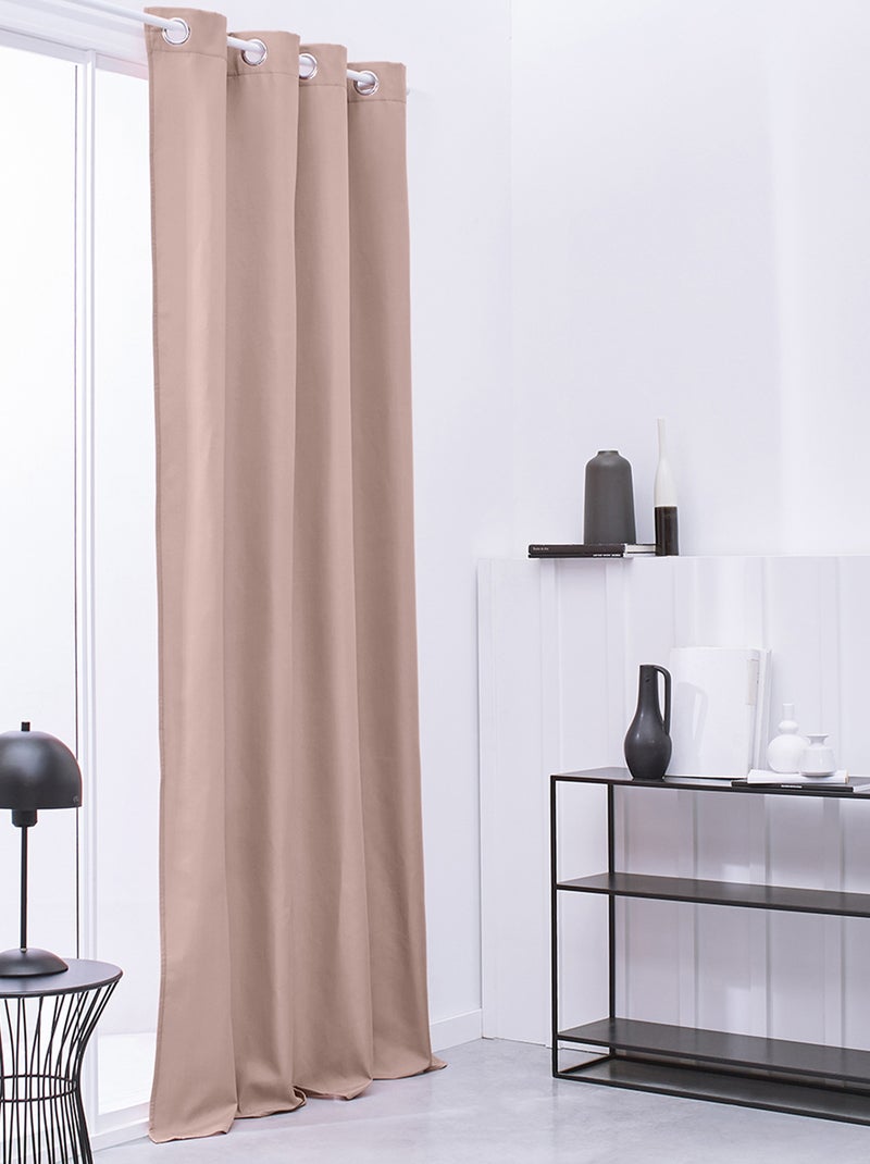 Tenda con occhielli tinta unita ROSA - Kiabi