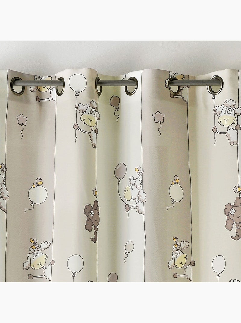 Tenda con stampa di pecore per bambini Beige - Kiabi