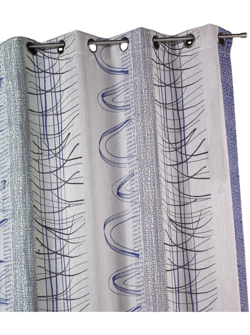 Tenda con strisce verticali astratte e motivi grafici - Kiabi Tenda con strisce verticali astratte e motivi grafici - Kiabi