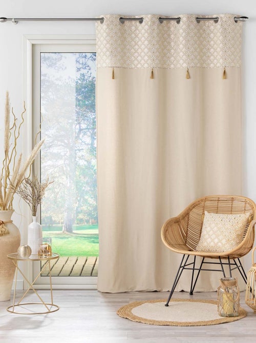 Tenda con top stampato e metallizzato - Kiabi