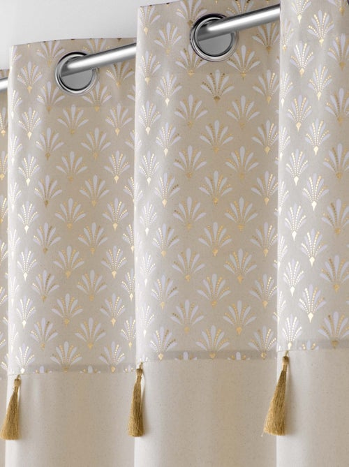 Tenda con top stampato e metallizzato - Kiabi