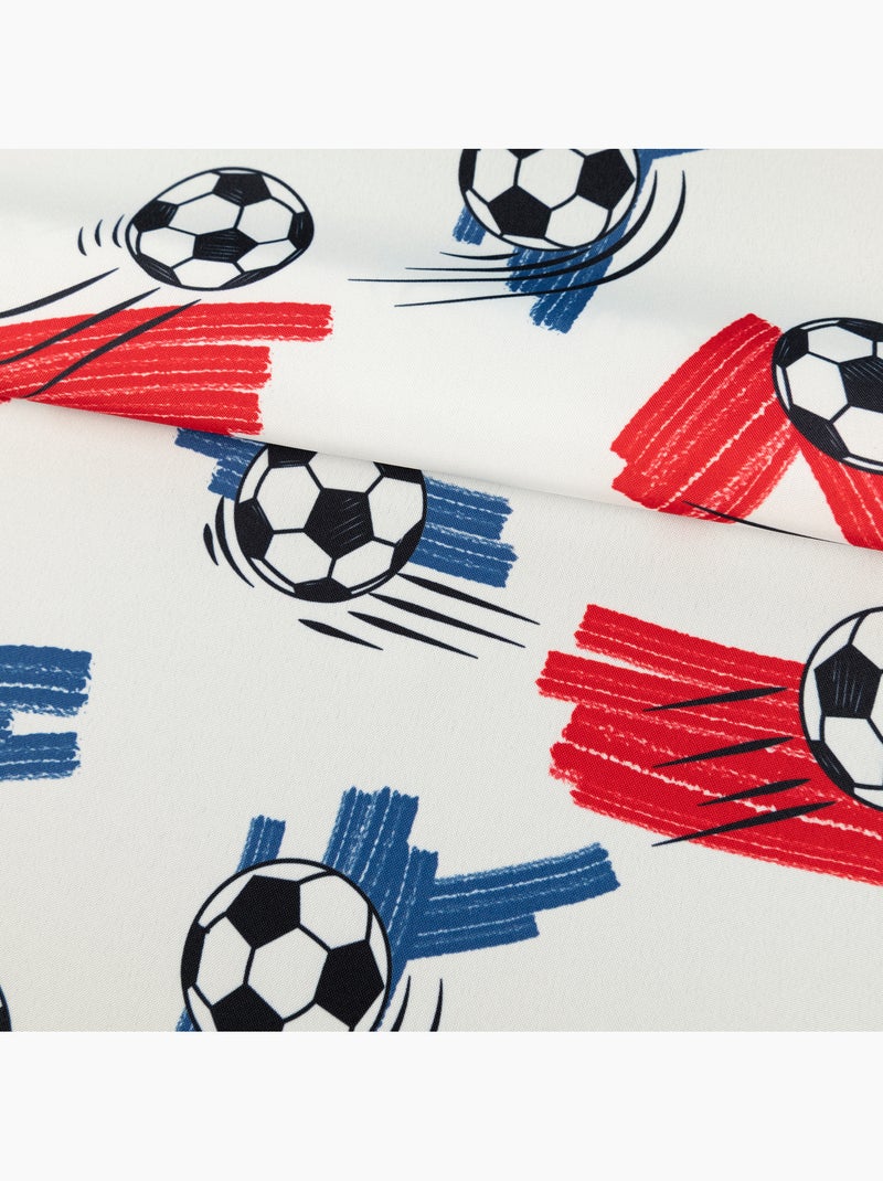 Tenda da calcio stampata Bianco - Kiabi