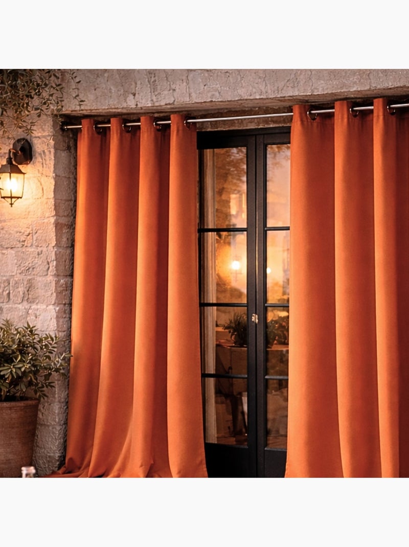 Tenda da esterno in tessuto idrorepellente Arancione - Kiabi