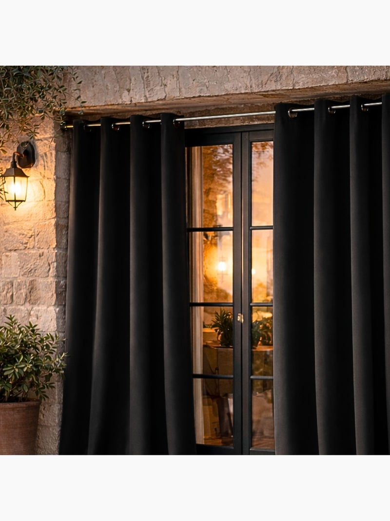 Tenda da esterno in tessuto idrorepellente Nero - Kiabi