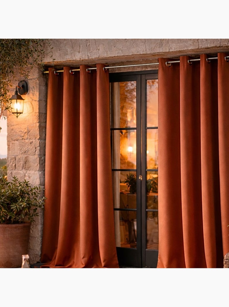Tenda da esterno in tessuto idrorepellente Terracotta - Kiabi
